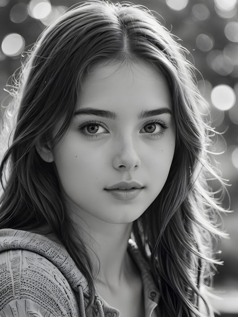 a pencil drawing of a girl, 18 years old ((cute)) ((stunning)) ((gorgeous)) ((detailed))