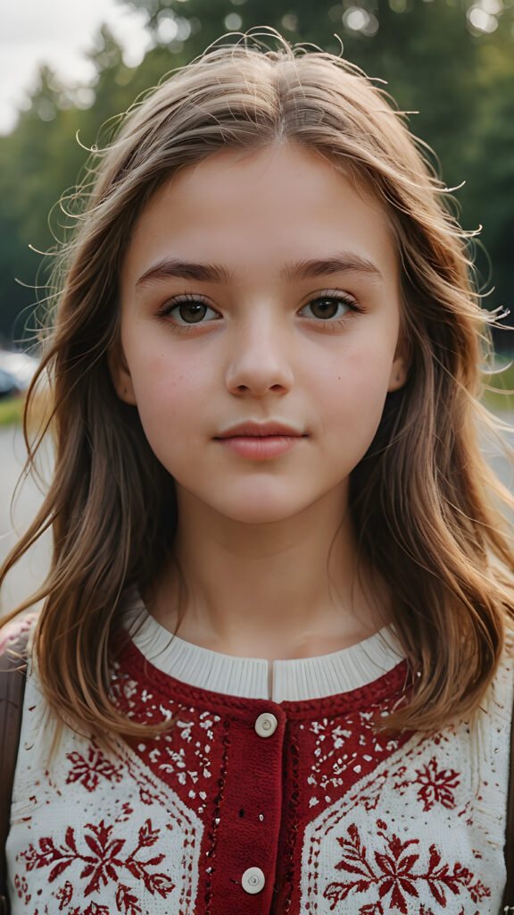 a young Nordic teen girl ((stunning)) ((gorgeous)) ((detailed close-up portrait))