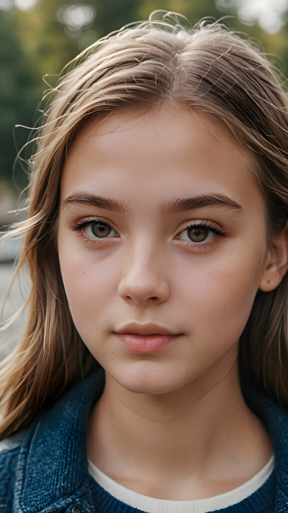 a young Nordic teen girl ((stunning)) ((gorgeous)) ((detailed close-up portrait))