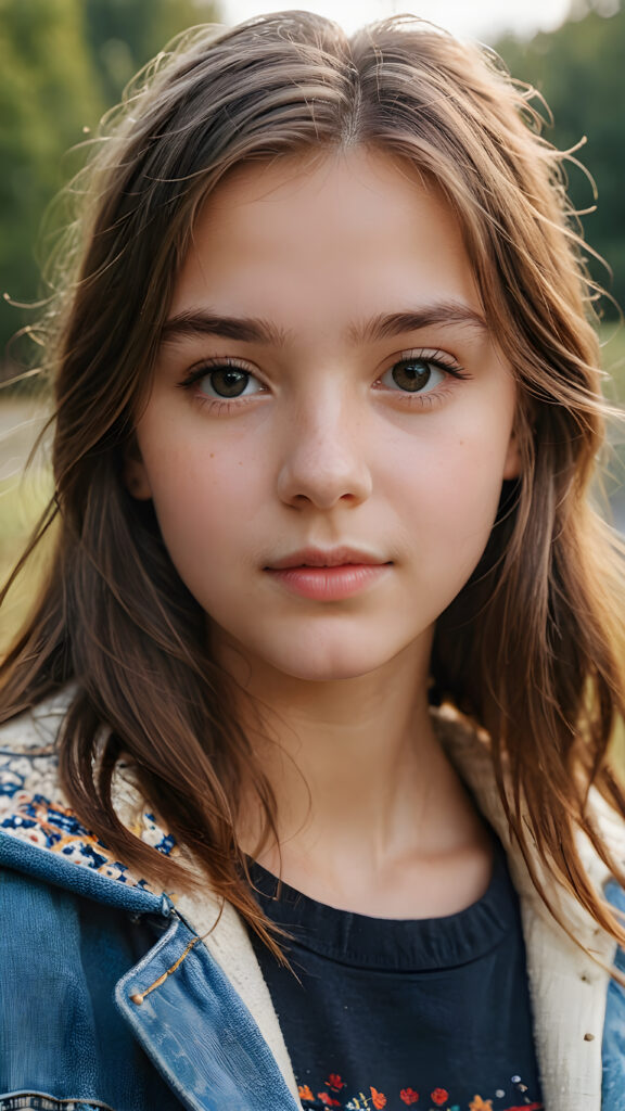 a young Nordic teen girl ((stunning)) ((gorgeous)) ((detailed close-up portrait))