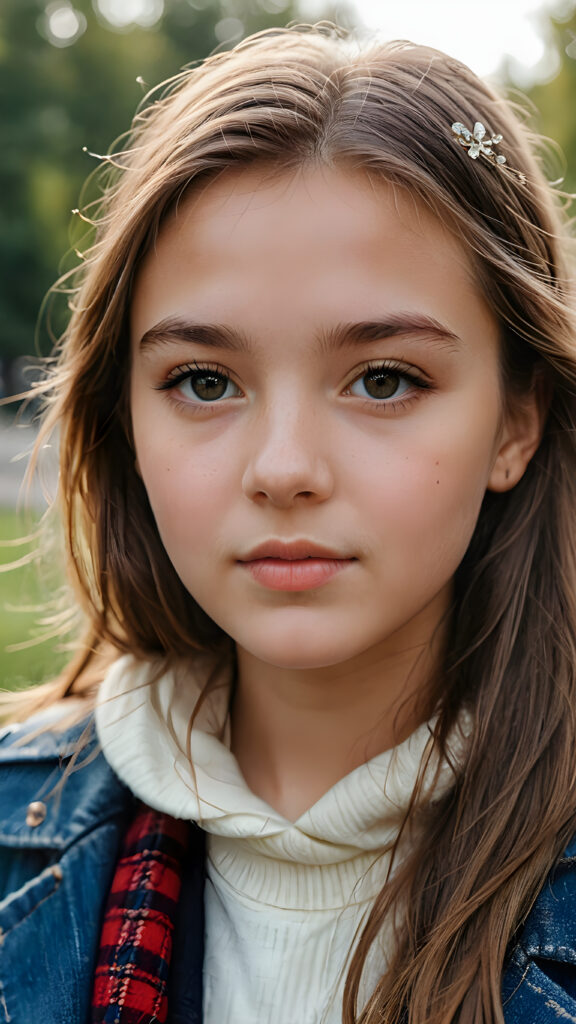 a young Nordic teen girl ((stunning)) ((gorgeous)) ((detailed close-up portrait))